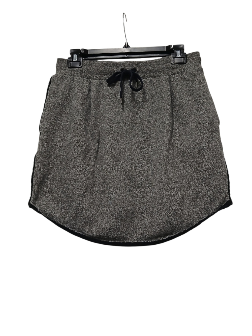 Madewell Gymnasium Drawstring Lounge Mini Skirt Gray/Navy-Size Medium